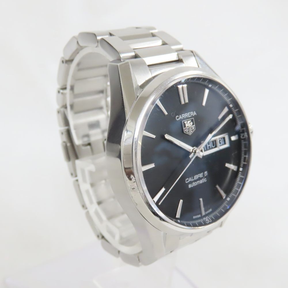 TAG Heuer Carrera 41mm Automatic Calibre 5 Black Dial Men Watch WAR201A-0 498412