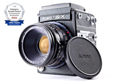 **NEAR MINT** Kowa Six Black 6x6 Medium Format Film Camera + 85mm f/2.8 From JPN