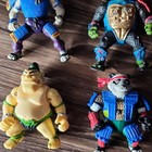 Vintage Teenage Mutant Ninja Turtles (TMNT) Samurai-Themed Action Figure Lot. — photo 1