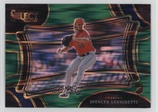 2024 Panini Select Diamond Level Green Flash Prizm Spencer Arrighetti #19 8d2