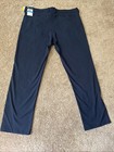 New Men’s 36X30 Jack Nicklaus Golden Bear Dress/Golf Pants UPF 50 - Stretch Navy — photo 2