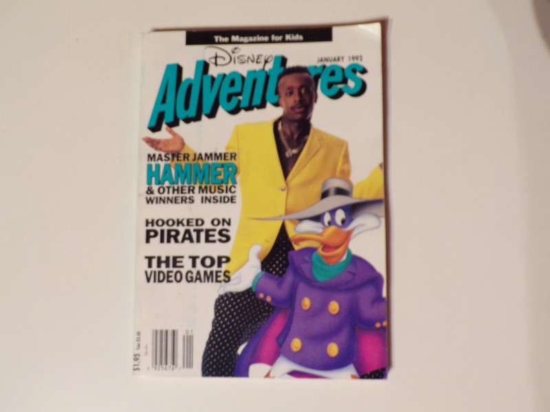 Disney Adventures Magazine January 1992 Master Jammer MC Hammer,