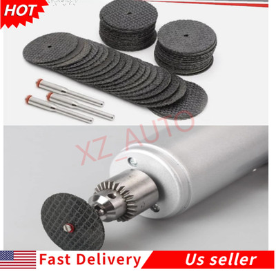 FOR Dremel 50x 1/8'' Mandrel Fiberglass Reinforced Cut Off Wheel Rotary Discs Saw