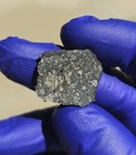 2026 Béni Abbès Meteorite Fall 3.127g Polished Slice w/ Fusion Crust COA — photo 8