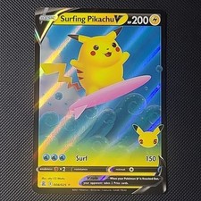 Surfing Pikachu V 008/025 Celebrations Holo for sale online | eBay