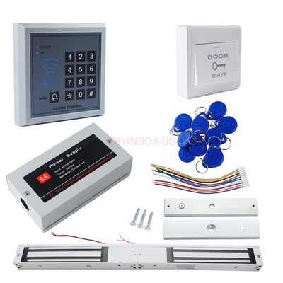 Electric RFID Magnetic Door Lock Access Controller System Maglock Card Keypad