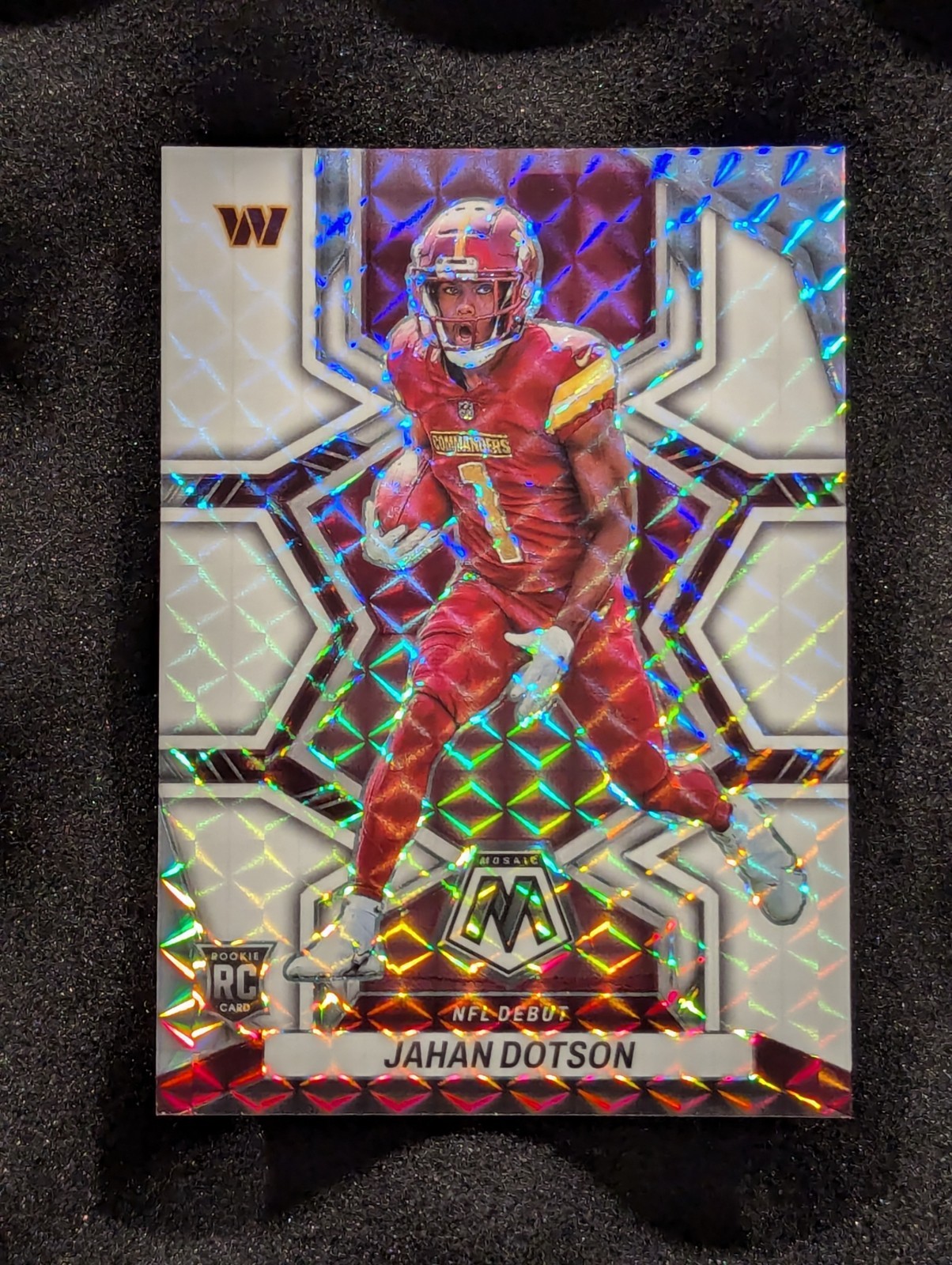 2022 Panini Mosaic - NFL Debut Jahan Dotson #280 White /25