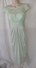 (AB) Gorgeous Green Lace ASOS casual party evening dress Size 8