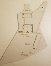 Custom Hybrid Explorer76 Guitar Body Template 4Tele Neck 3ply EX76
