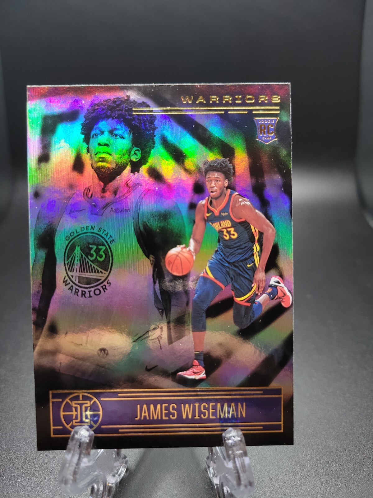 2020-21 Panini Illusions James Wiseman Rookie Card RC #155 Golden State Warriors