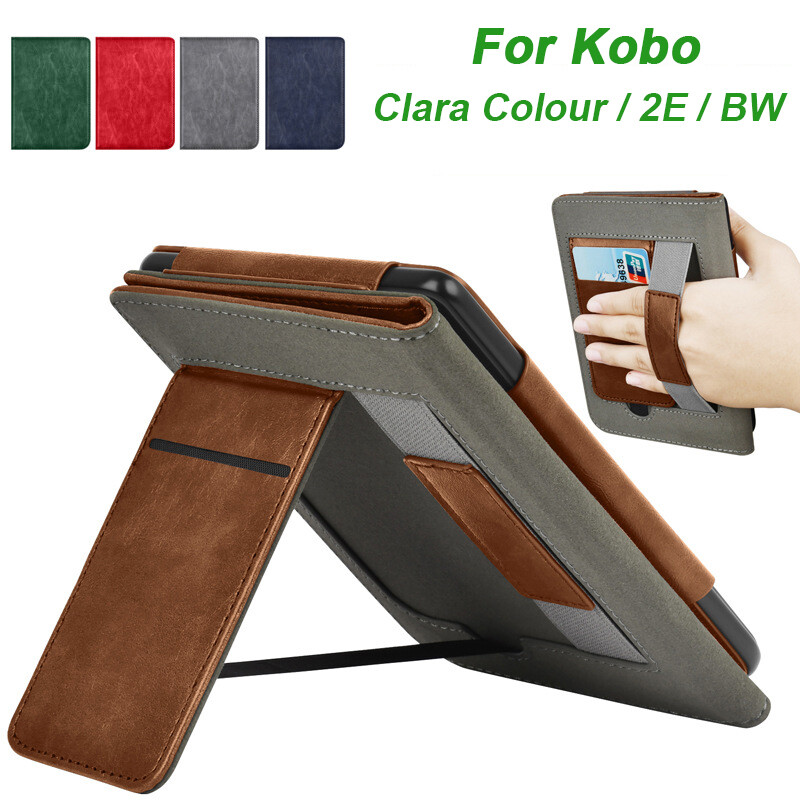 For Kobo Clara Colour/BW/2E Leather Smart Case Stand Flip Cover