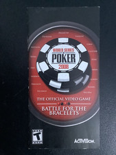 World Series of Poker 2008 PSP PlayStation Instruction Manual Only