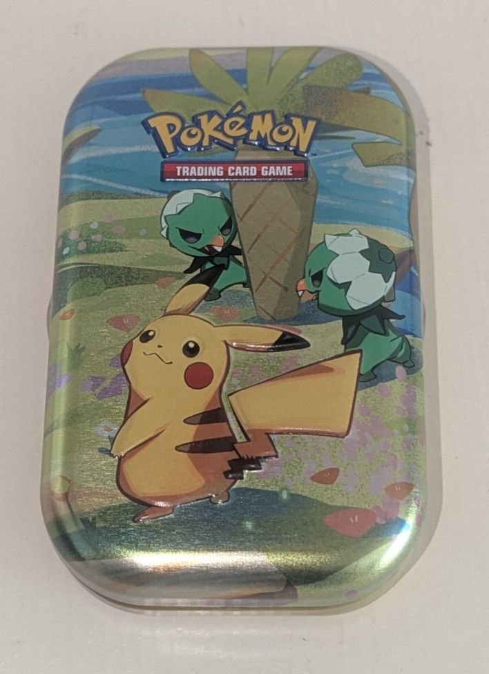 Pokemon TCG Pikachu Mini Tin - Includes Cards and Items