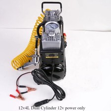 Portable Mini Air Compressor 12V 220V Car Tyre Inflator Pump Home Outdoor