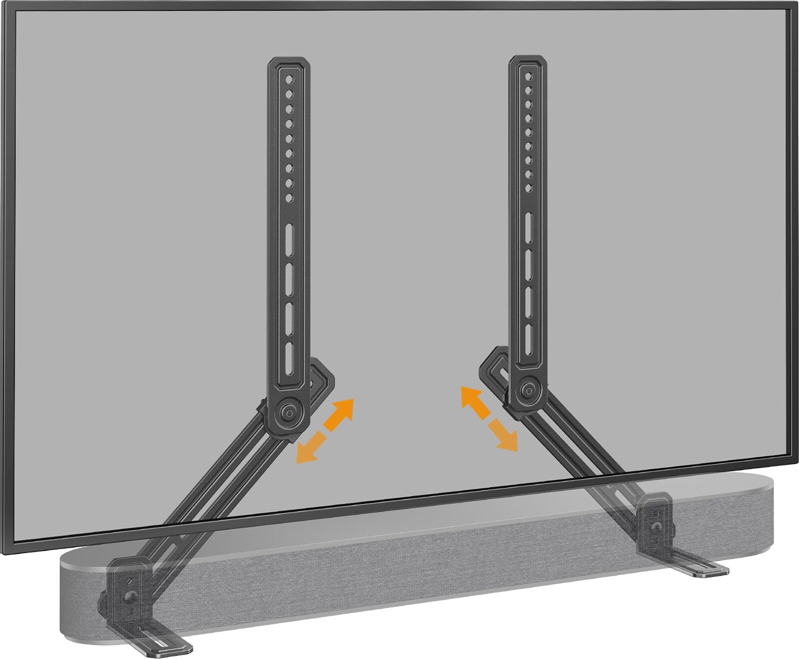 Soundbar Mount with Adjustable Height Sound bar Mount up to 15 lbs Soundbar M...-image