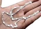 925 Sterling Silver Handmade Jewelry Beautiful Adorable Chain Necklace S-20-22"