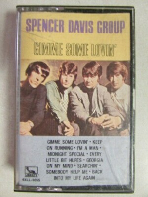 SPENCER DAVIS GROUP GIMME SOME LOVIN' 1984 CASSETTE TAPE *TESTED* VG+ 4XLL-9055