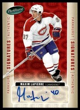 2005-06 Parkhurst Maxim Lapierre Montreal Canadiens #ML