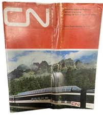 CNR Time Table October 1964 April 1965 64 pages CANADIAN NATIONAL RAILWAYS