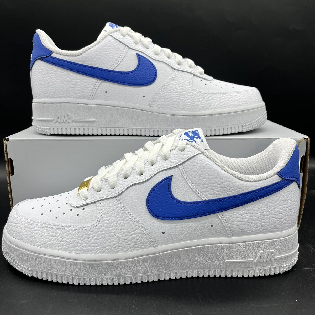 Nike Air Force 1 '07 Shoes White Game Royal Blue DM2845-100 Mens Multi  Sizes NEW