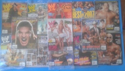 -RARE- Lot of (13) WORLD WRESTLING ENTERTAINMENT MAGAZINE 2003-09 NEW/SEALED WWE