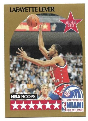 LAFAYETTE FAT LEVER 1990-91 HOOPS ALL STAR SP CARD NEAR MINT+ CONDITION