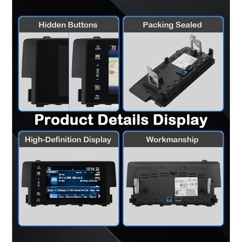 Pantalla táctil de radio navegación de 7" para Honda Civic 39710-TBA-A11 2016-18 - Imagen 11 de 18