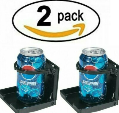 2 BLACK VOLVO VNL TRUCK  CUP DRINK HOLDER CUPHOLDER FOLDING SLEEPER CAB CONDO