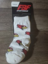 Illinois State University Print Socks Size Toddler 3-8