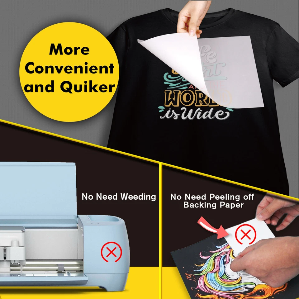 150PK A-SUB DTF Film 13x19 DTF Heat Transfer Film A3+ Sublimation Paper for Dark - Image 4 of 4