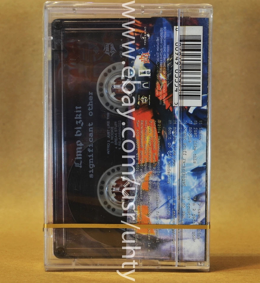 LIMP BIZKIT SIGNIFICANT RARE UKR ORIGINAL TAPE CASSETTE NU METAL SEALED - Image 2 of 3