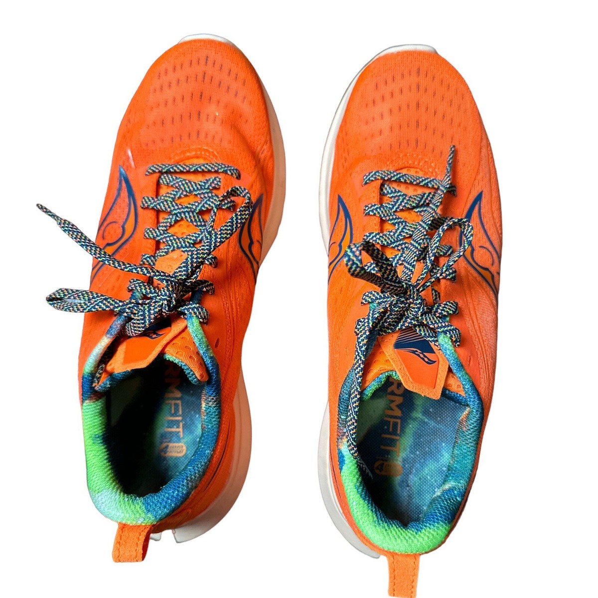 Saucony Womens Kinvara 13 Flourescent Orange PWRRUN Running Shoes Size 10