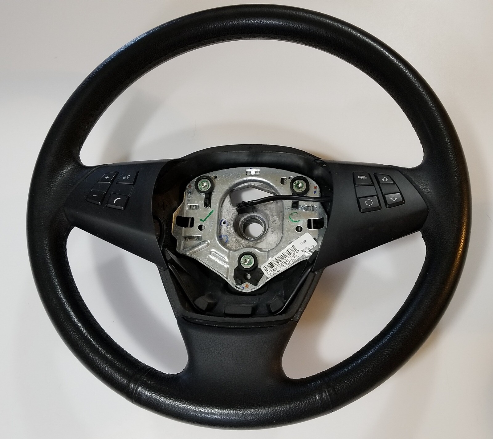 2007 2013 BMW X5 E70 STEERING WHEEL BLACK LEATHER OEM eBay