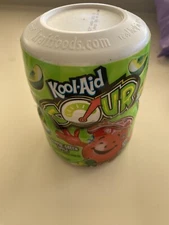 Kool-Aid Sour Green Apple Flavored Powdered Drink Mix (19 Oz Canister) Read