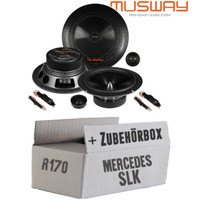 Musway Lautsprecher FüR Mercedes Slk R170 Front TüR Boxen 16Cm System Einbauset