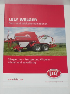 Lely Welger Round Balers Press and Wrap Combinations Brochure (9723)