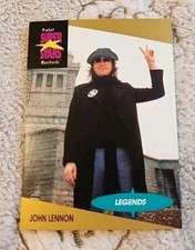 ProSet Music Super Stars Legends John Lennon Card in top loader