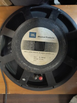 JBL K130-8Ω 15インチ アルニコV 楽器用スピーカー JBL K130 4Ohm 15