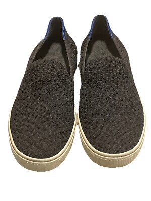 Rothy\'s The Original Slip On Sneaker Black Womens 7 The Original Slip On Sneaker in Black Solid | Rothy main image 4