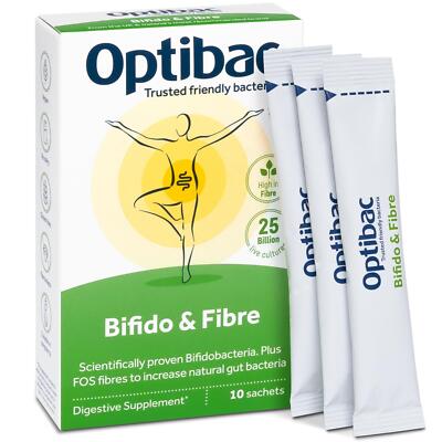 Optibac Probiotika Bifido & Ballaststoffe Beutel 10
