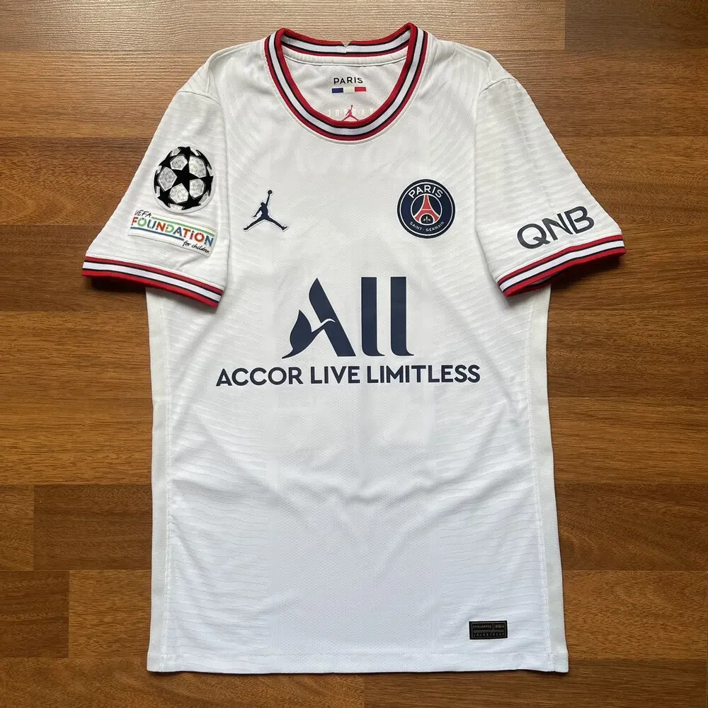 PSG NIKE 2021/22 SOCCER FOURTH PLAYER ISSUE JERSEY #30 MESSI SIZE