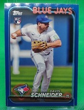 2024 Topps Series 1 -  Royal Blue #189 Davis Schneider (RC)