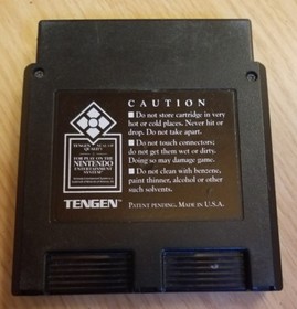 Pac-Man Tengen NES Cartridge Tested Works Free Shipping!