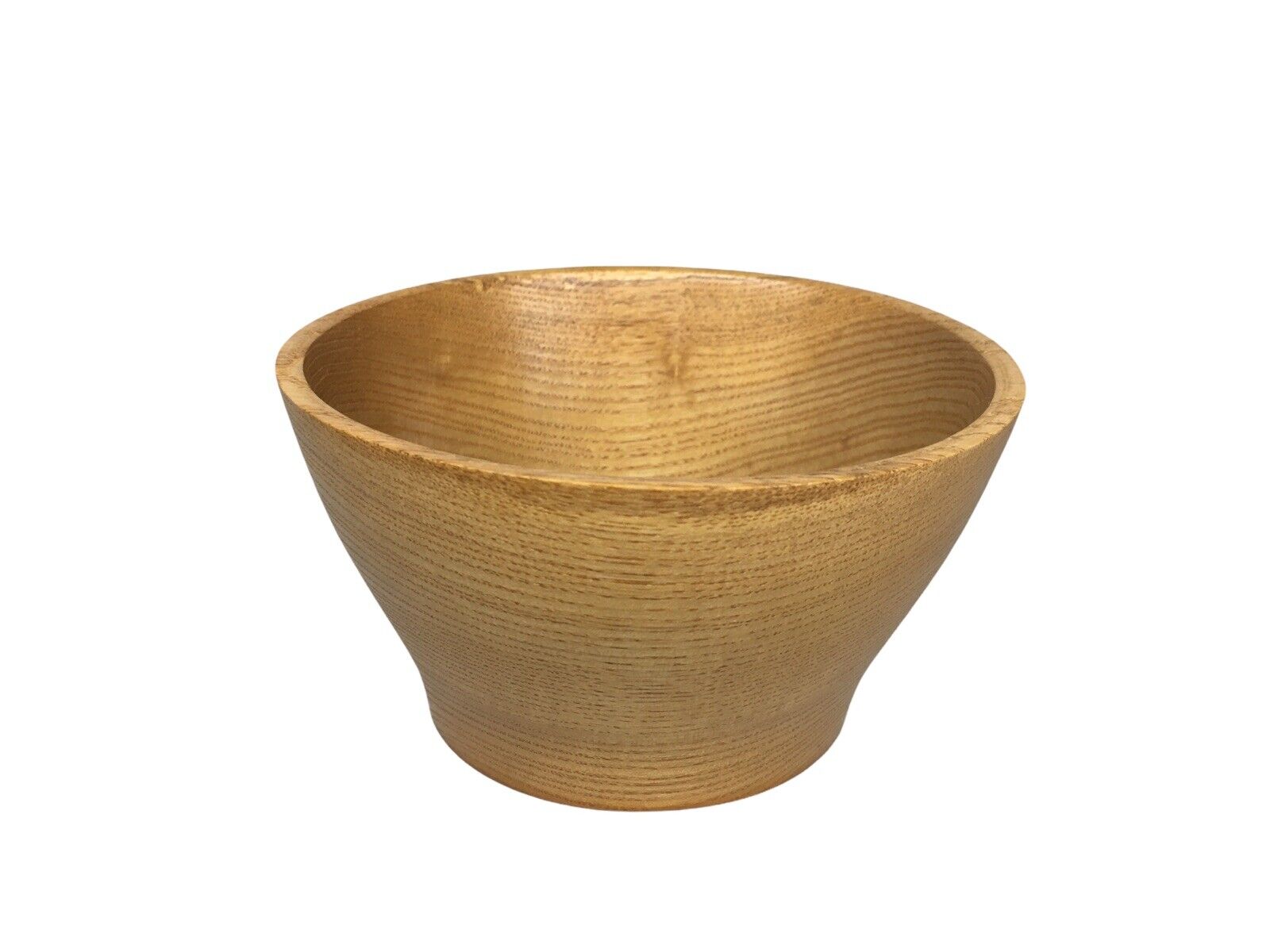 Hand Turned Oak Max 67% OFF of fixed price 88% OFF Wood Bowl Round Signed 3”X5” Small