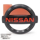 Rear Tailgate Red Black Emblem For Nissan NP300 D23 Pro 4X Pick UP 2016 2021