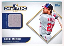 2018 Topps Daniel Murphy Postseason Performance Relics Jersey #PSP-DM (025/100)