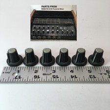 LOT 6 ROSS Pot Knob D-TYPE for 4100, 5100, 6130 models vtg ROSS PC-6130 PARTS 