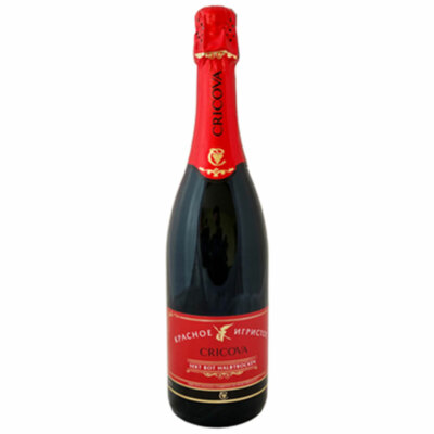 Sekt Cricova rot halbtrocken 0,75L Igristoje Schaumwein