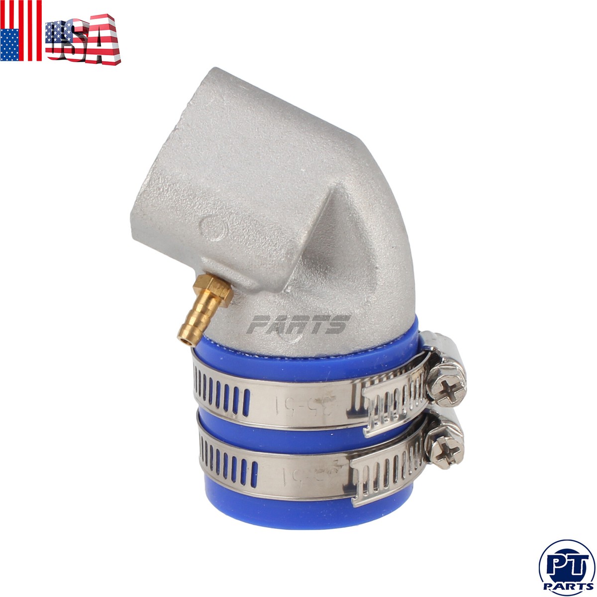 ボタン 30mm Aluminum Intake Manifold Boot For GY6 150cc Engine Scooter
