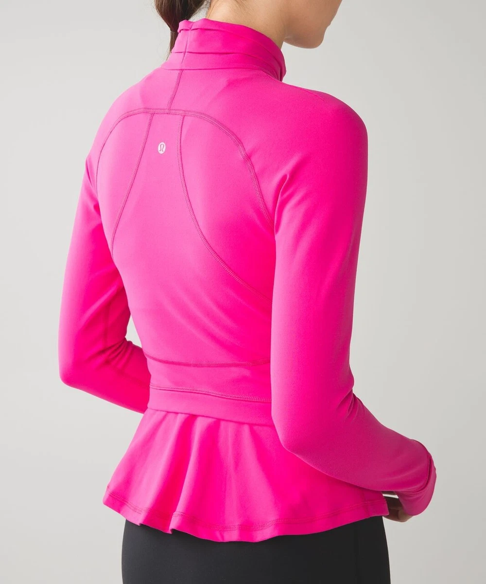 Lululemon Hustle In Your Bustle Define Jacket Hot Pink Jeweled Magenta Size  4